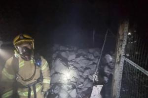 220729 DERRUMBE EN TÚNEL POR INCENDIO