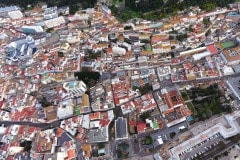 Aerial view of the urban town centre population of Gibraltar.Photo by Cpl Scott Robertson RAFCommand Photographer British Forces Gibraltar