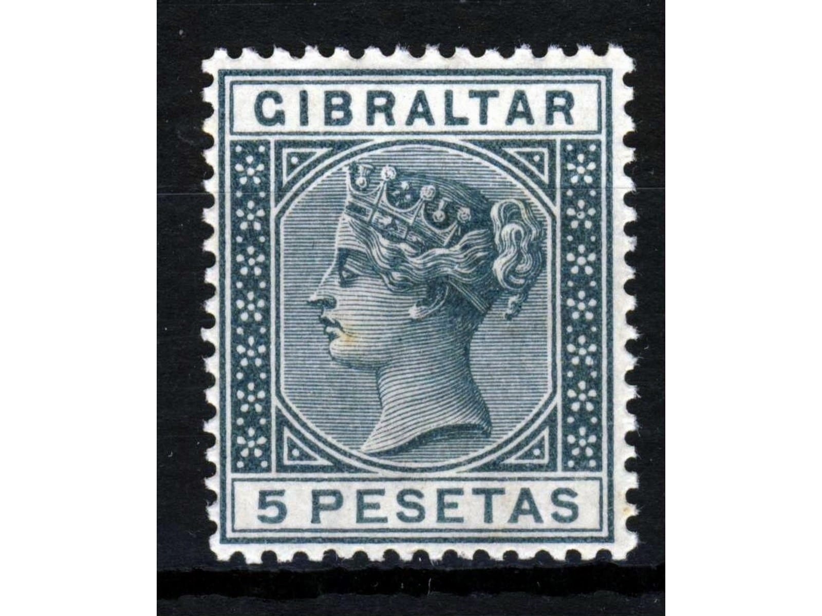 1889-Sello-Gibraltar-Pesetas