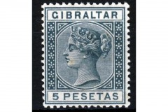 1889-Sello-Gibraltar-Pesetas