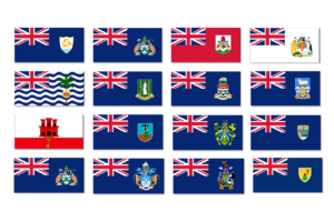 Banderas Territorios británicos de Ultramar