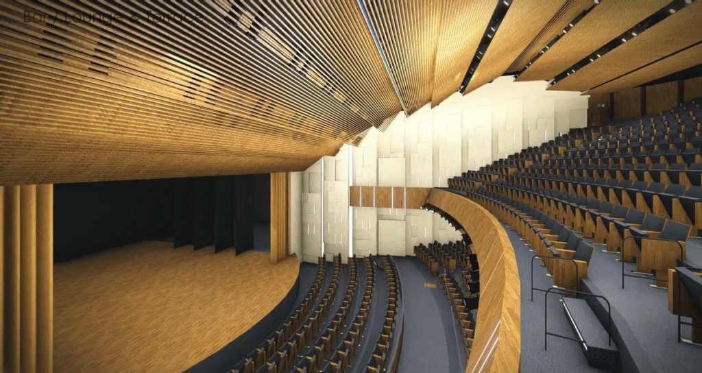 Nuevo “Teatro Nacional y Centro Cultural” en el complejo John Mackintosh Hall